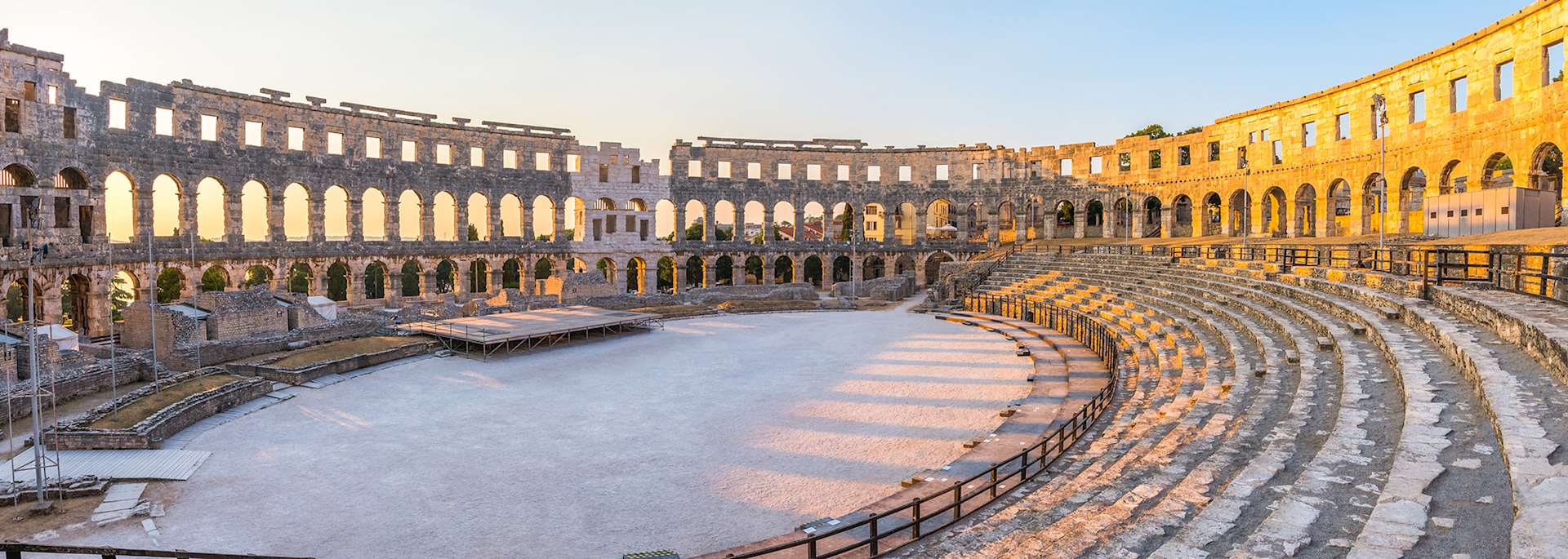 Ancient Roman Amphitheater in Pula