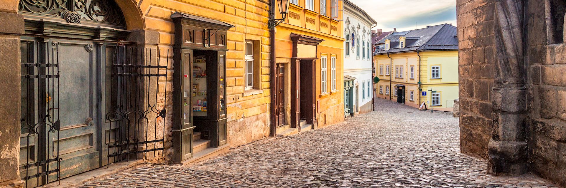 Medieval street in Kutná Hora