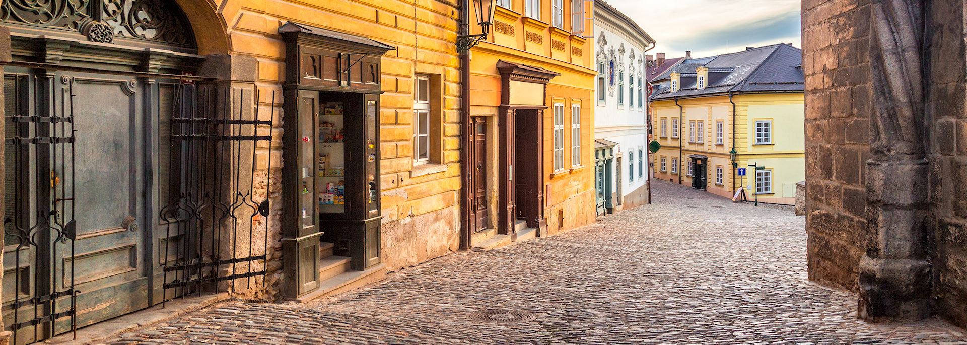 Medieval street in Kutná Hora