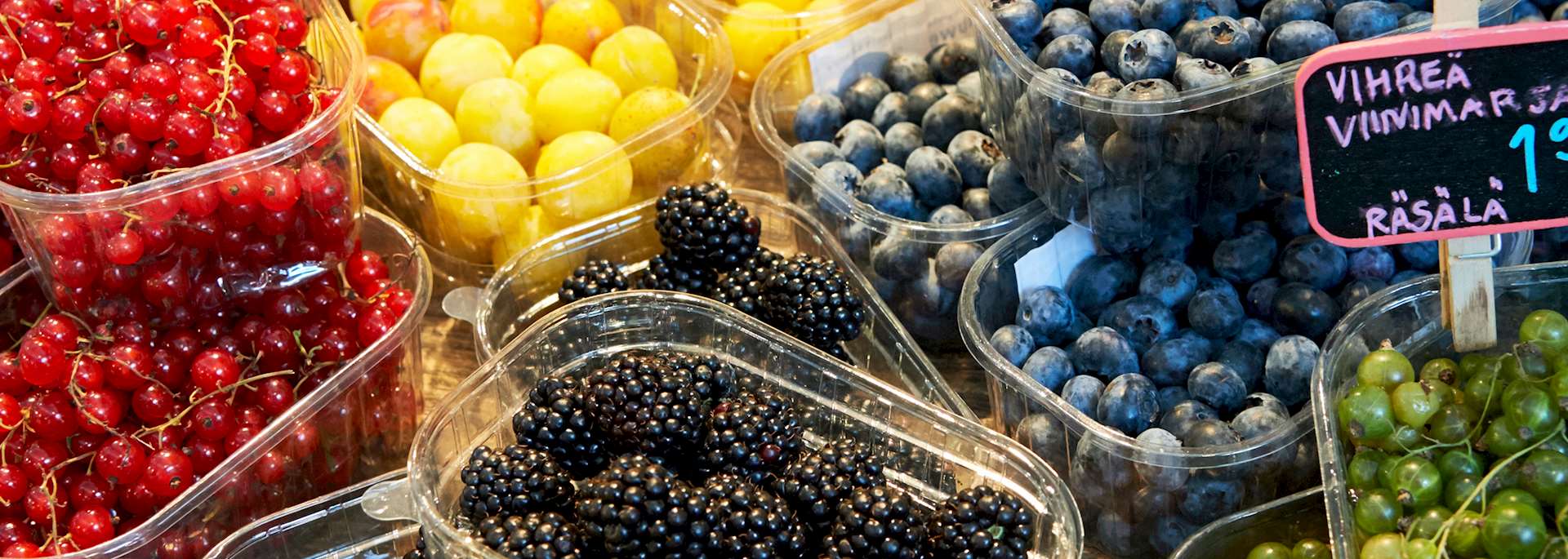Fruit market stall, Helsinki