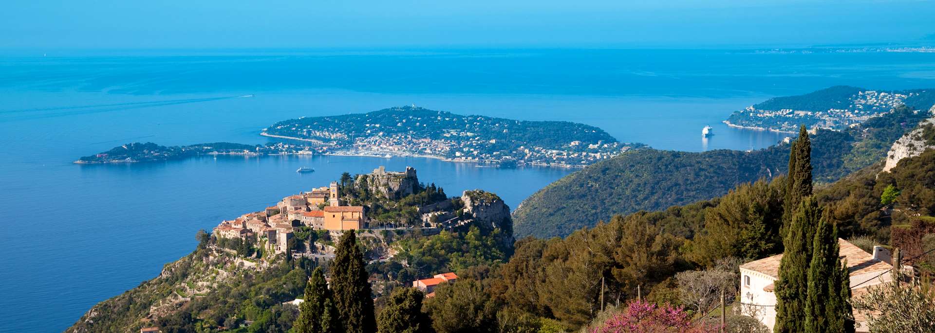 Eze village and Saint-Jean-Cap-Ferrat