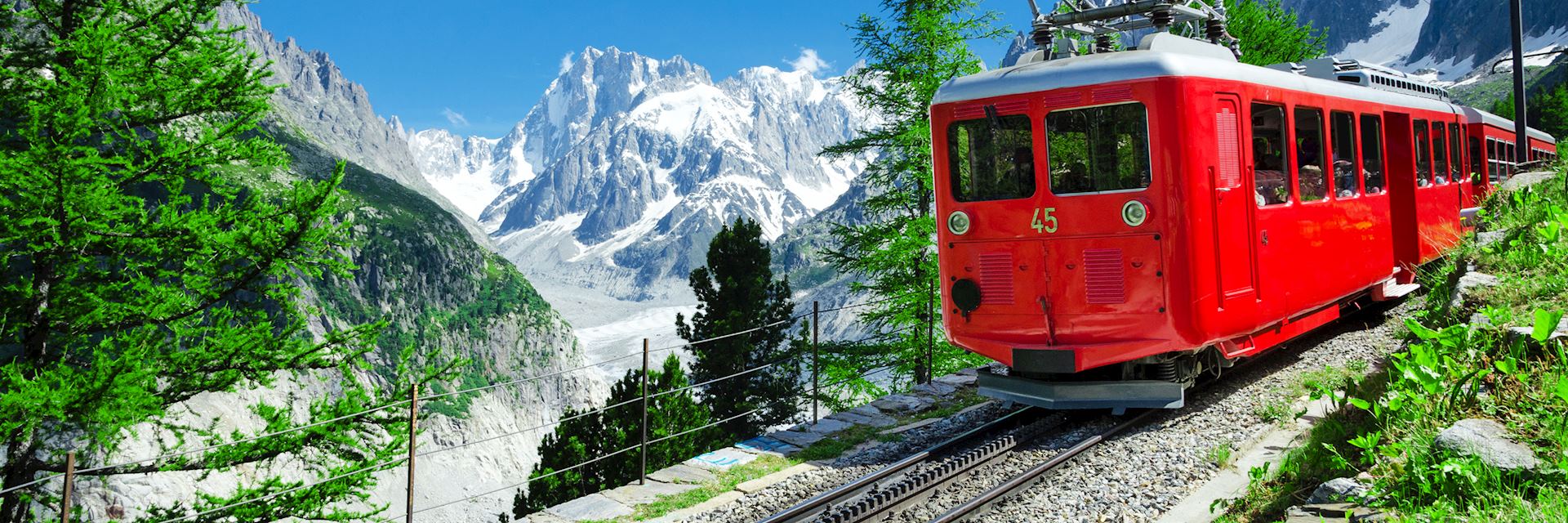 Cog railway in Chamonix, France