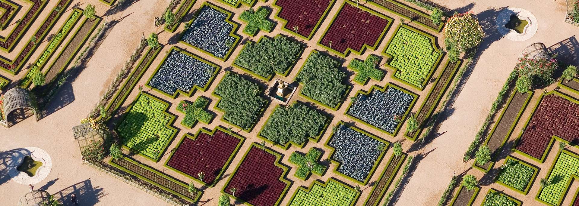 Kitchen Garden, Château de Villandry (© Images in Air)