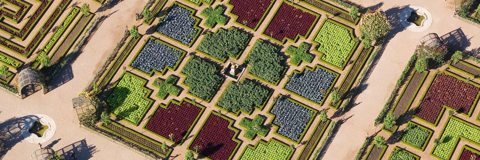 Kitchen Garden, Château de Villandry (© Images in Air)