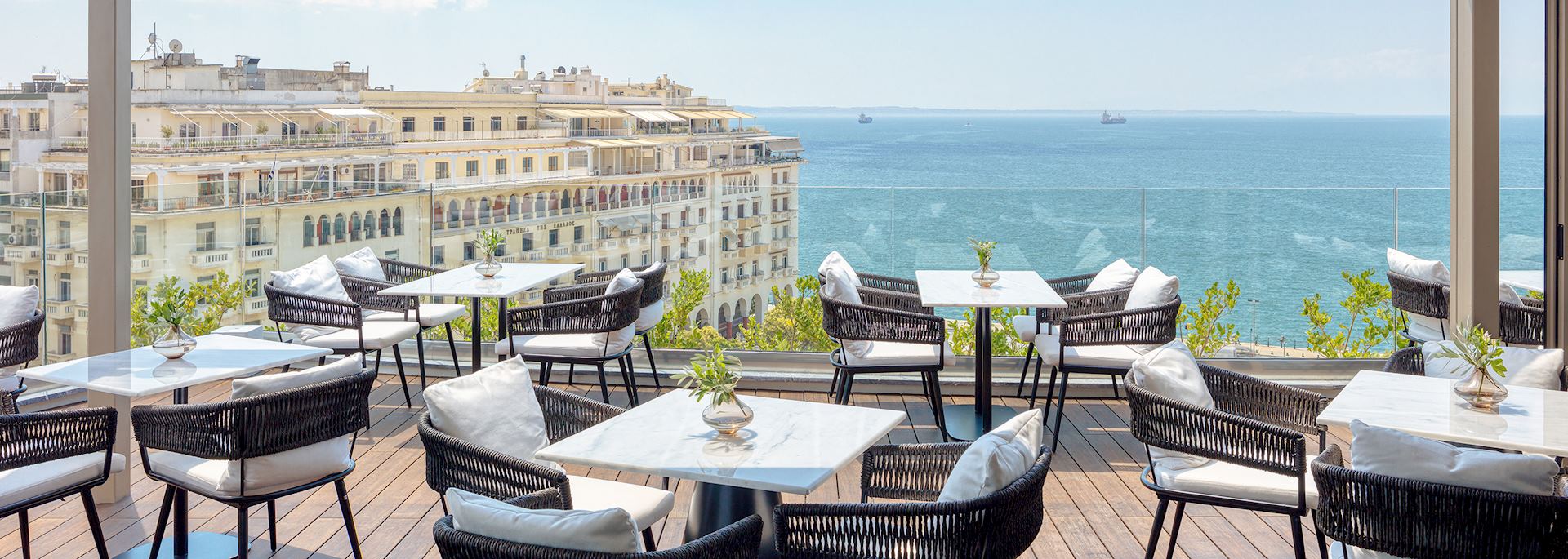 Rooftop restaurant, Electra Palace Thessaloniki