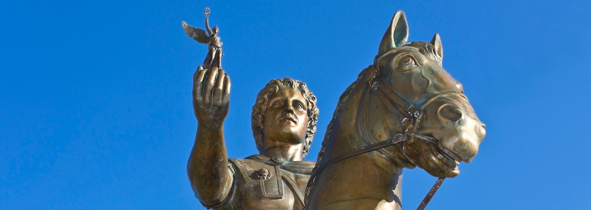 Statue of Alexander the Great in Pella