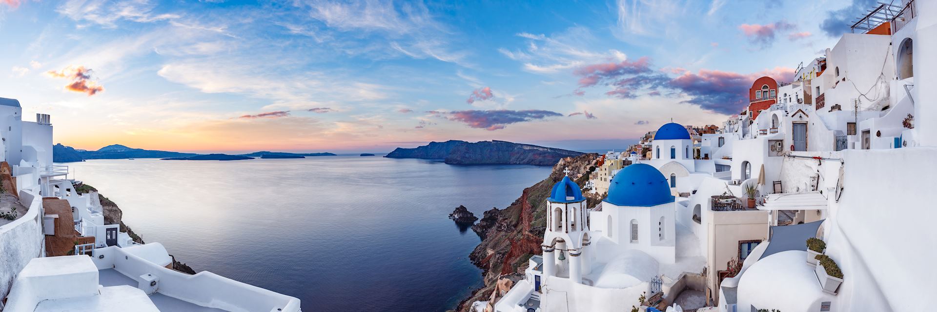 Santorini at sunrise