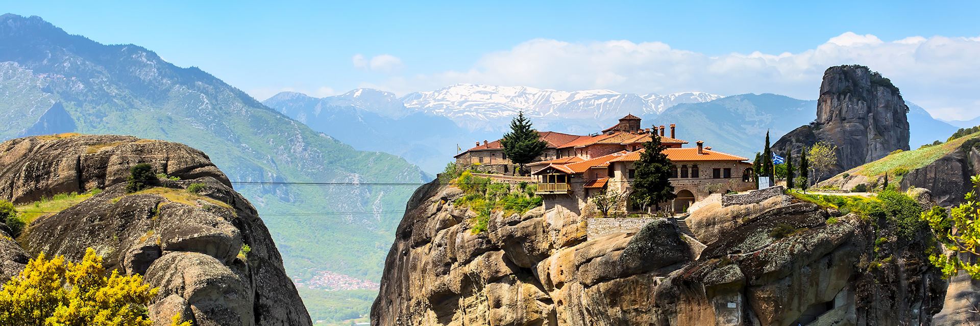 St Stefan Monastery, Meteora cliff