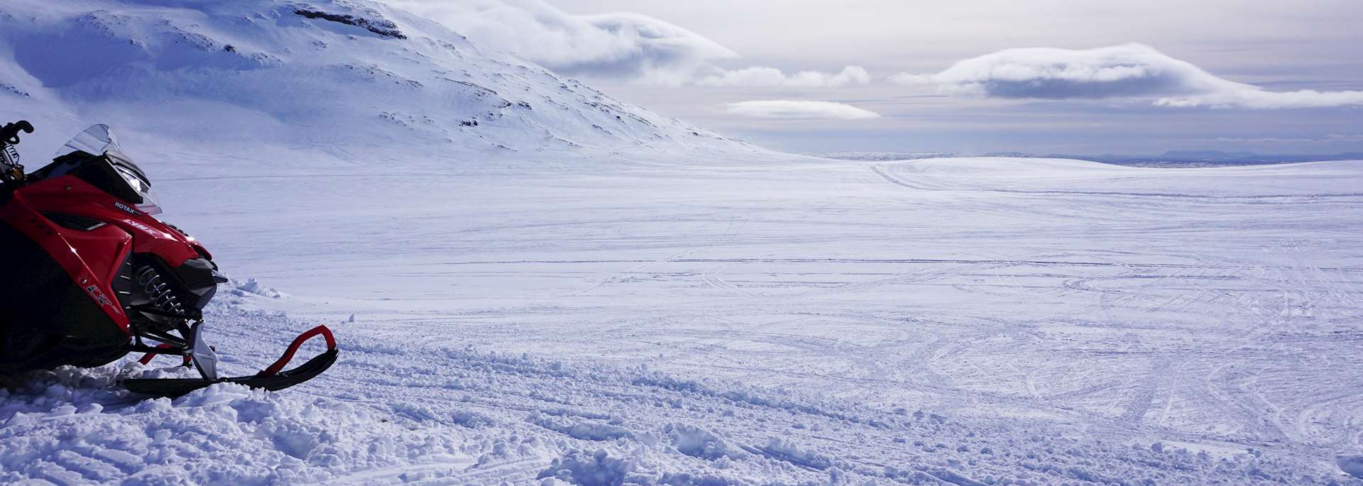 Glacier snowmobiling