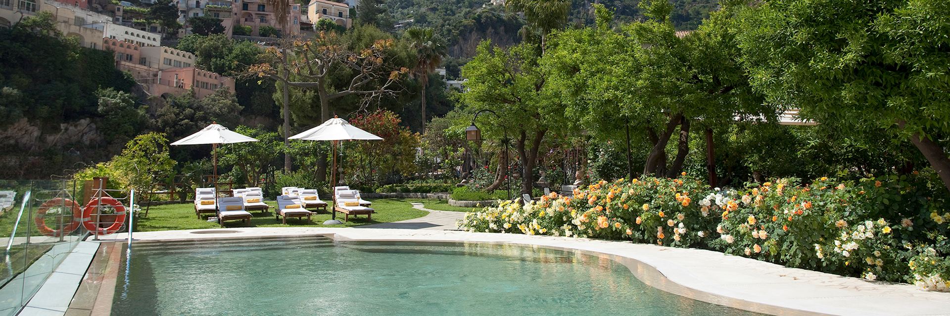 The pool at Palazzo Murat, Positano