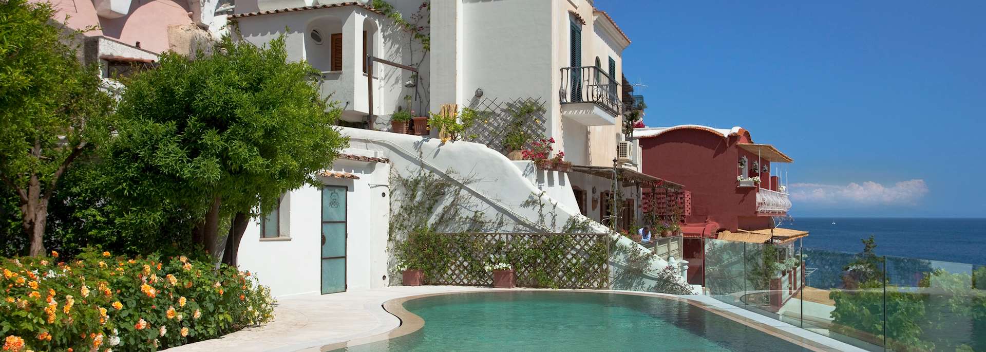 The pool at Palazzo Murat, Positano
