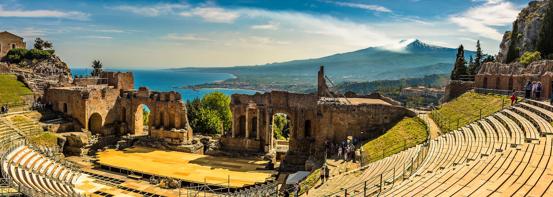 Ancient Theatre in Taormina, Sicily