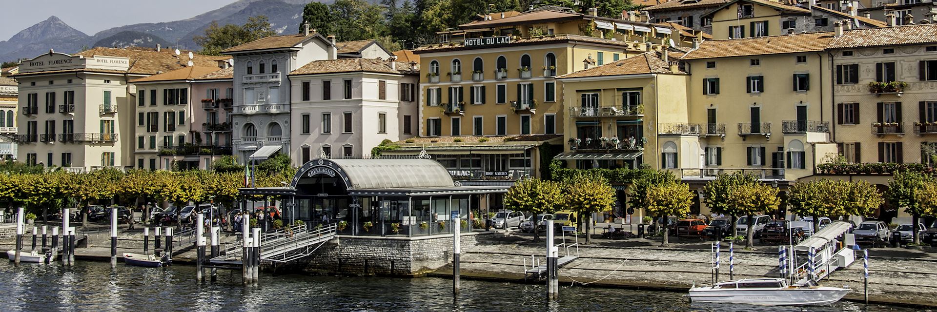 Caption: Bellagio waterfront, Lake Como