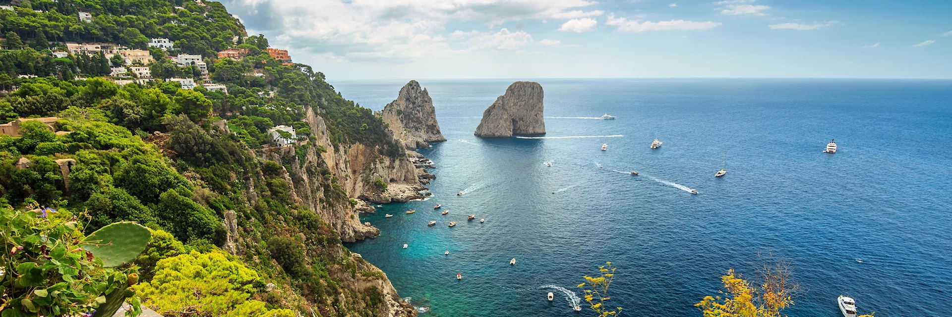 Coastal scenery, Capri Island