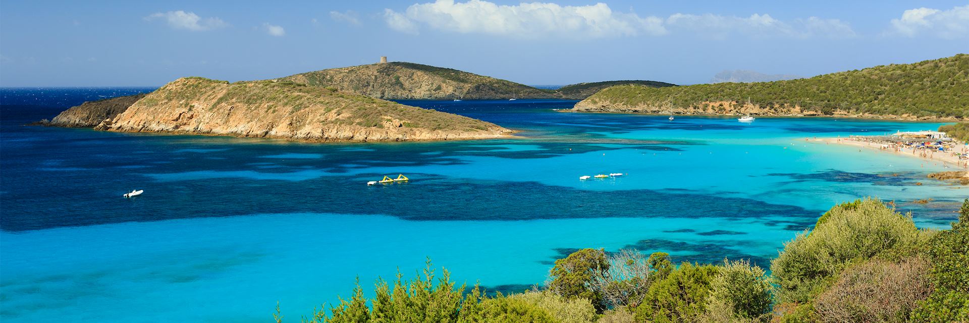 Southern Sardinia coastline