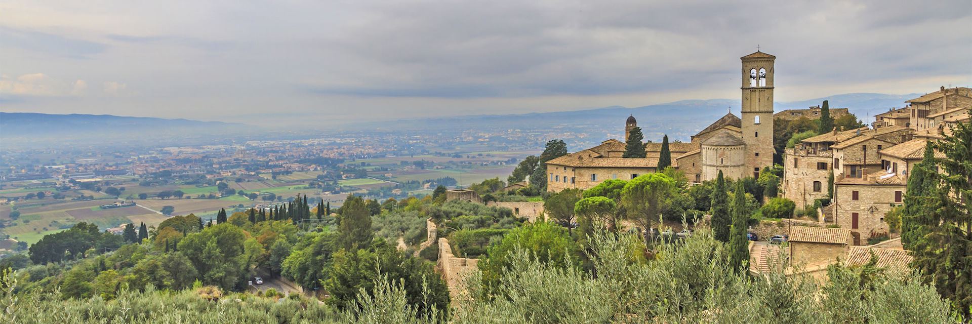 Scenic view of Umbria