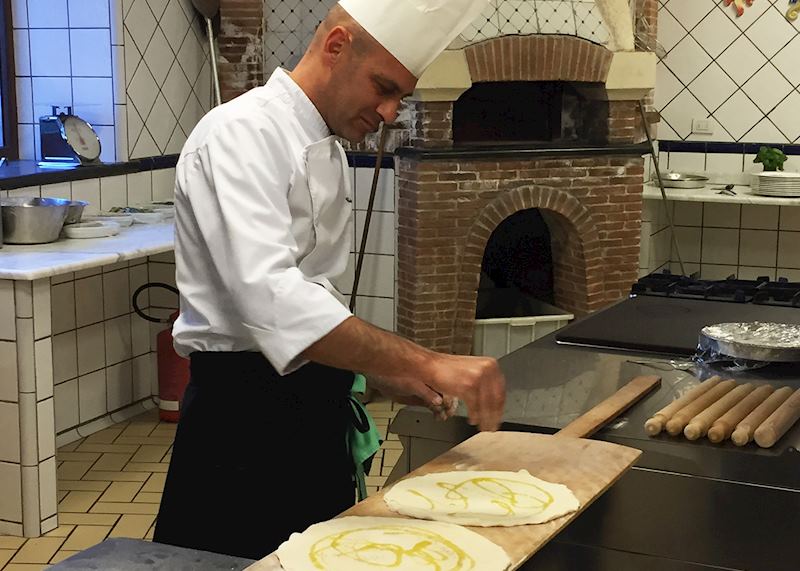 Making pizza, Sorrento