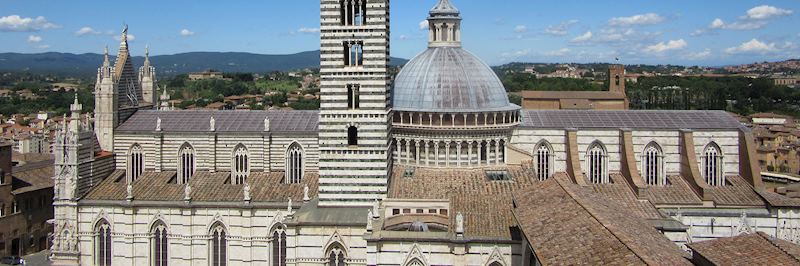 View of Siena from the Panorama del Facciatone