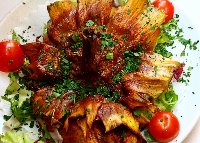 Carciofi alla giudìa