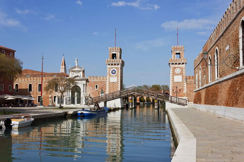 The old shipyard of the Arsenale, Venice