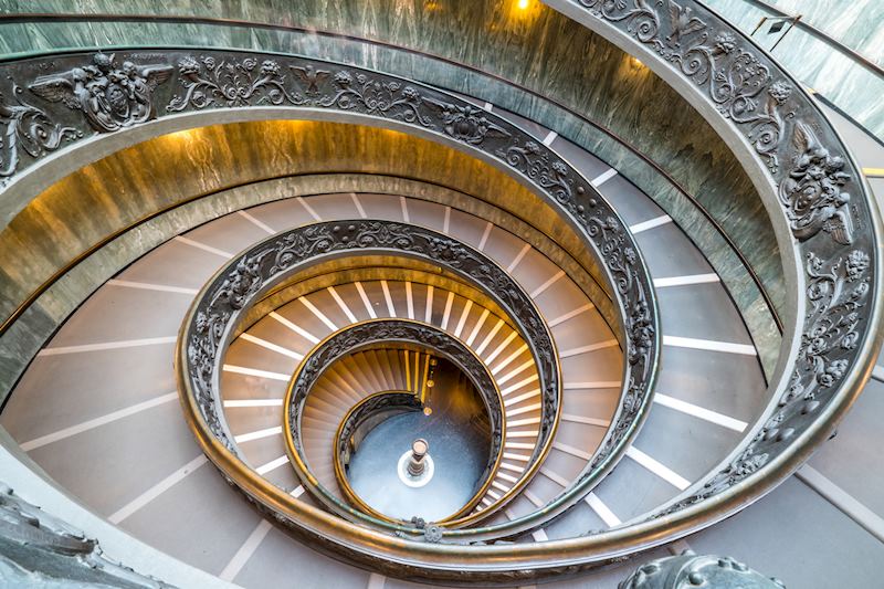 Spiral staircase, Vatican Museum, Rome
