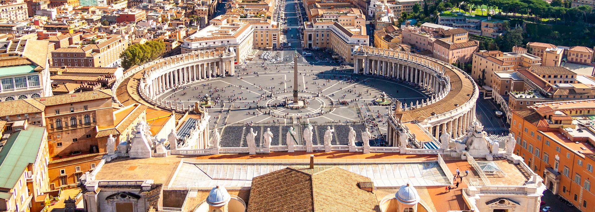 View from the cupola of St. Peter’s Basilica, Vatican City