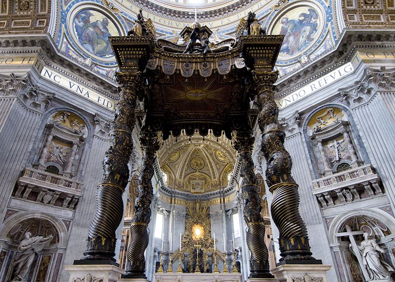 Bernini's baldachin, St. Peter’s Basilica 