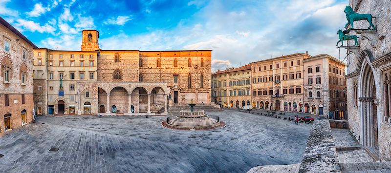 Piazza IV Novembre in Perugia