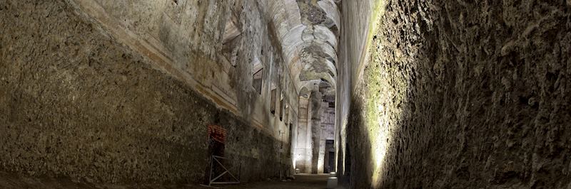 The 16th-century underground ruins of Palazzo Valentini
