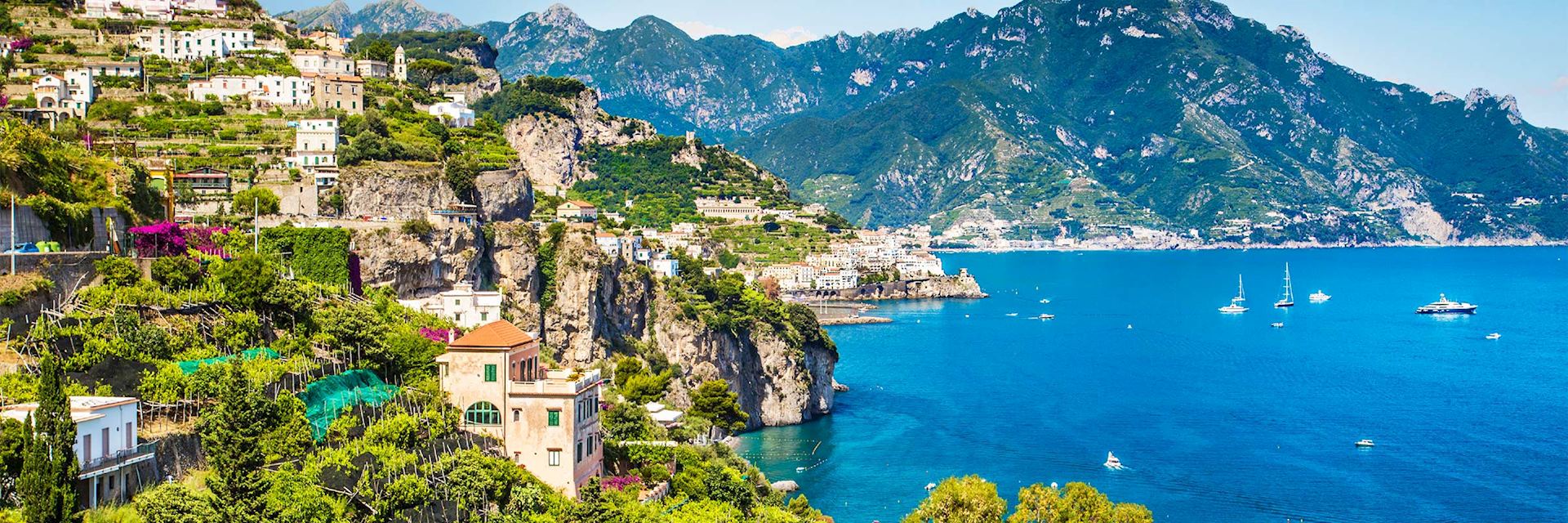 Capri coastline, Italy