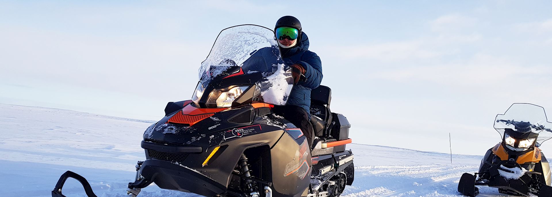 Snowmobiling in Northern Norway