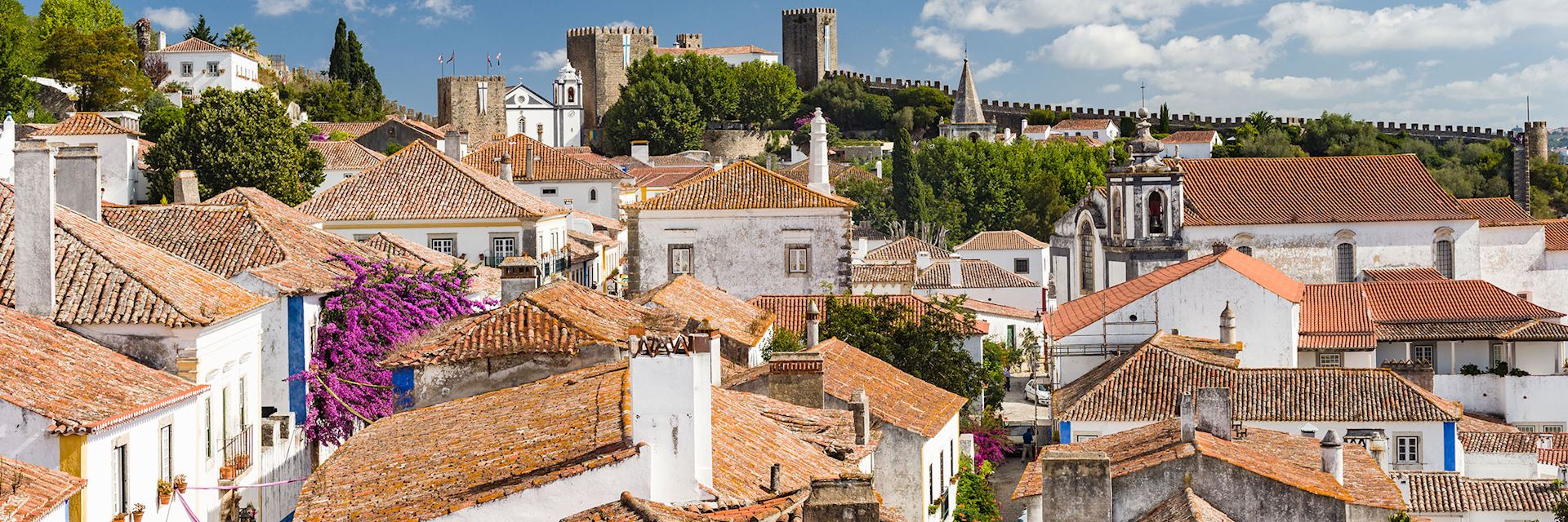 The fortified village of Obidos, Portugal