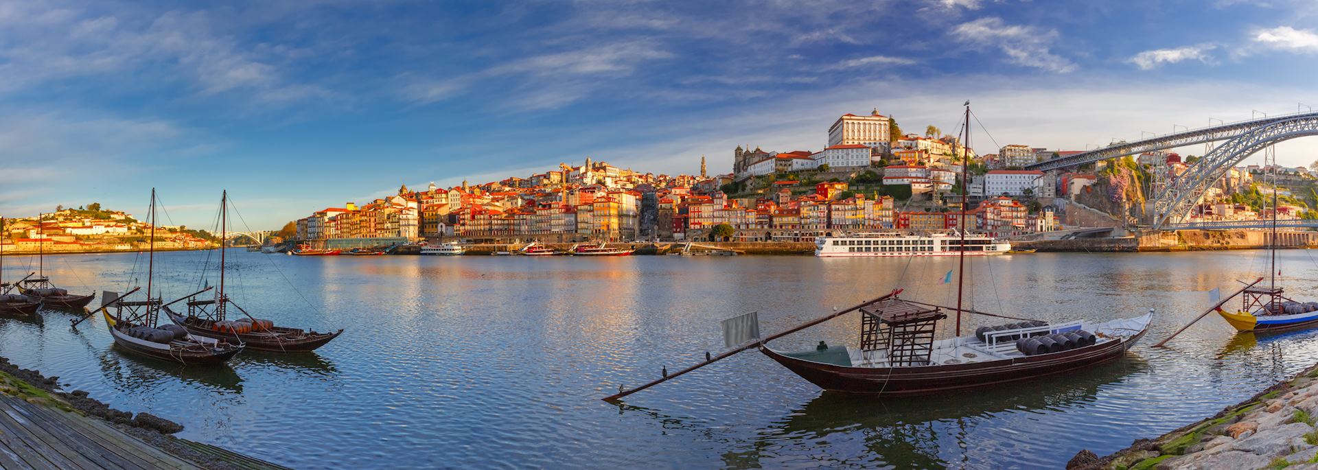 Rabelo boats, Douro River, Porto