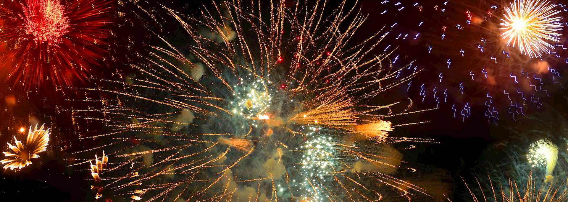 Bonfire night, fireworks display