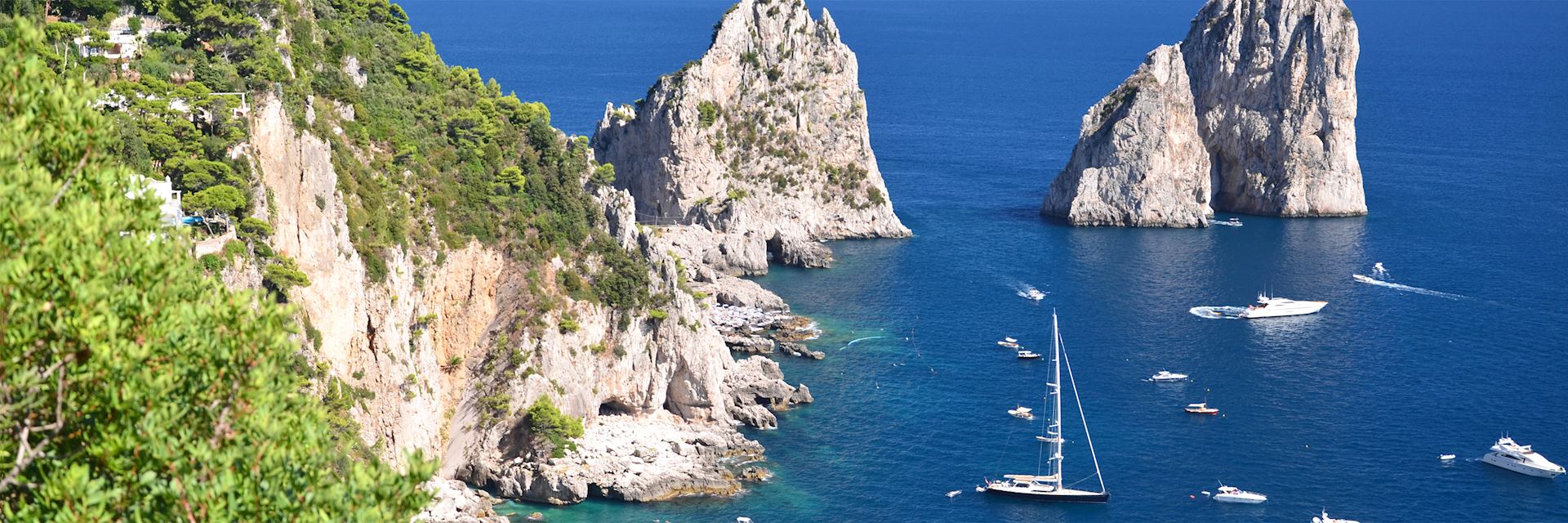 Capri coast, Italy