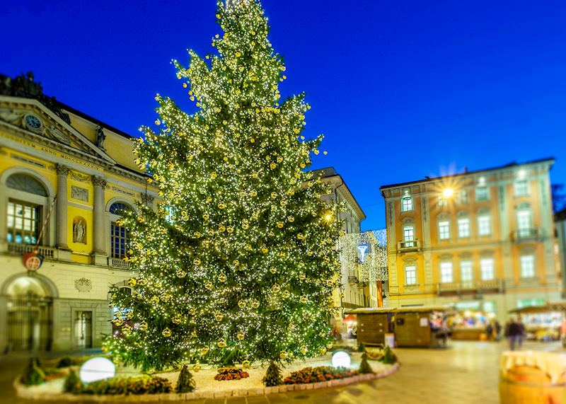 Piazza della Riforma, Lugano, Switzerland 