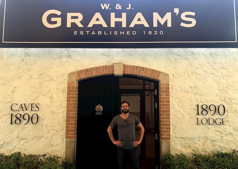 Geoff visiting Graham’s 1890 Lodge