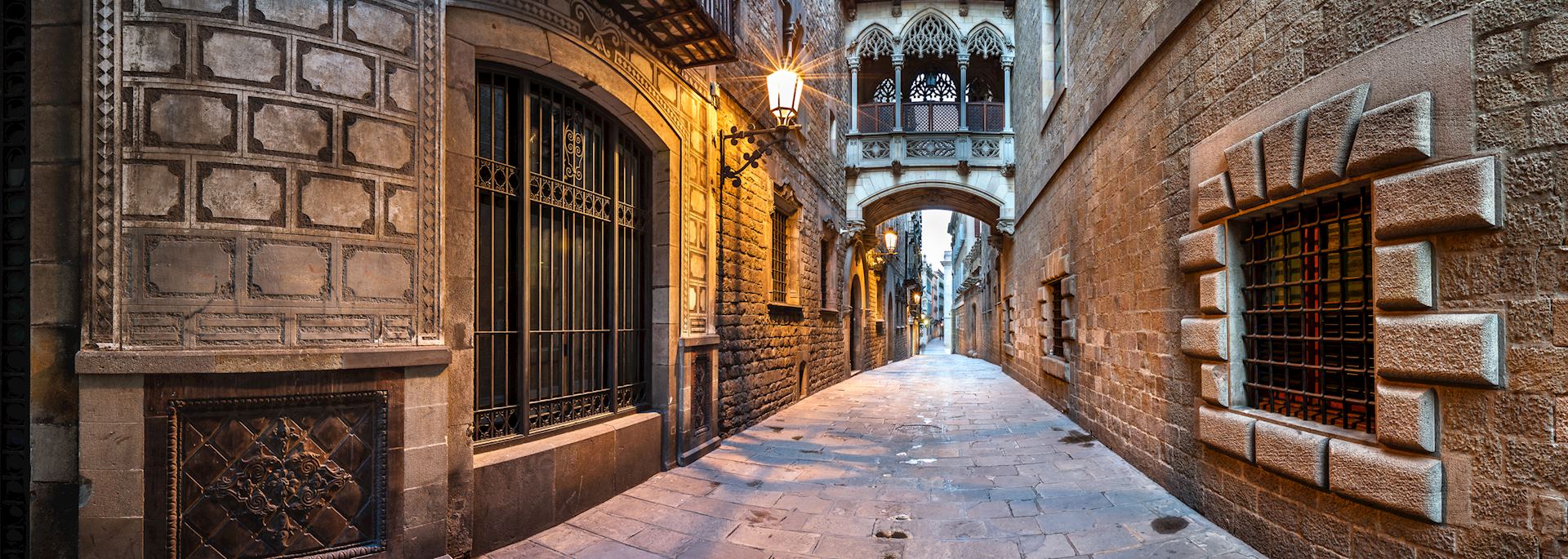 Buildings in Barcelona's Gothic Quarter