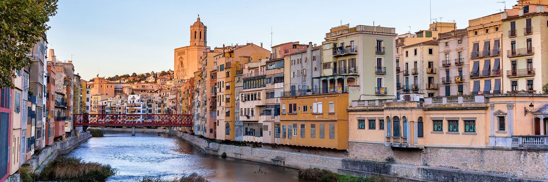 View of embankment, Girona