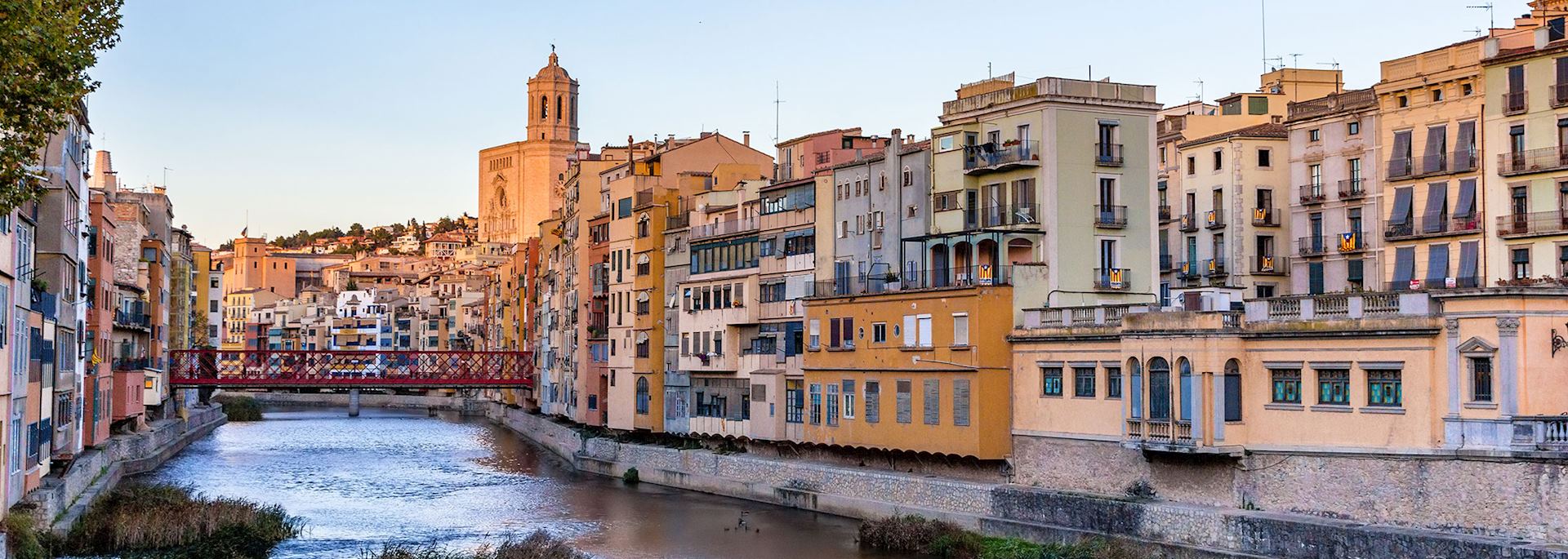 View of embankment, Girona