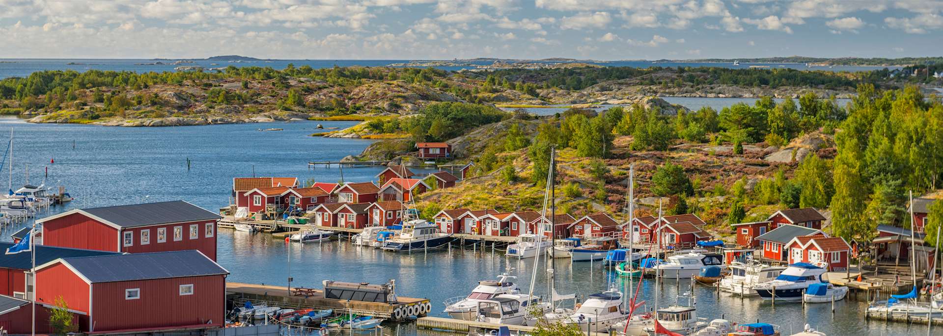 Fishing village in Gothenburg archipelago