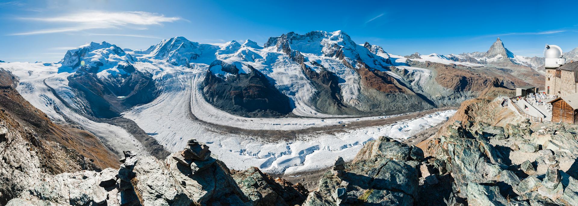 Gorner Glacier and Matterhorn