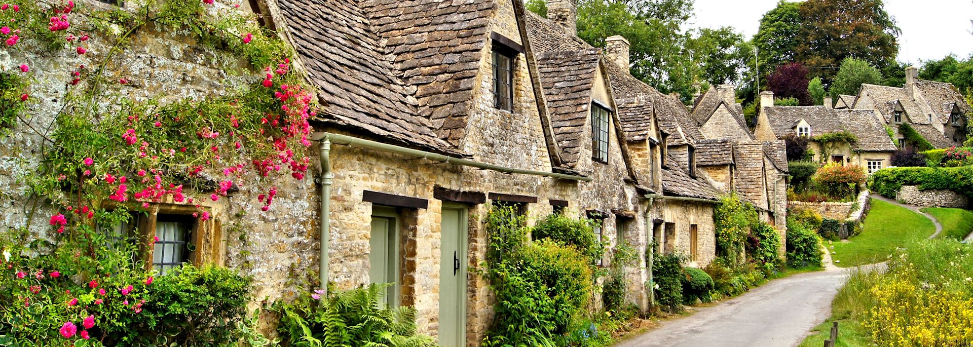 Bibury village in the Cotswolds, England