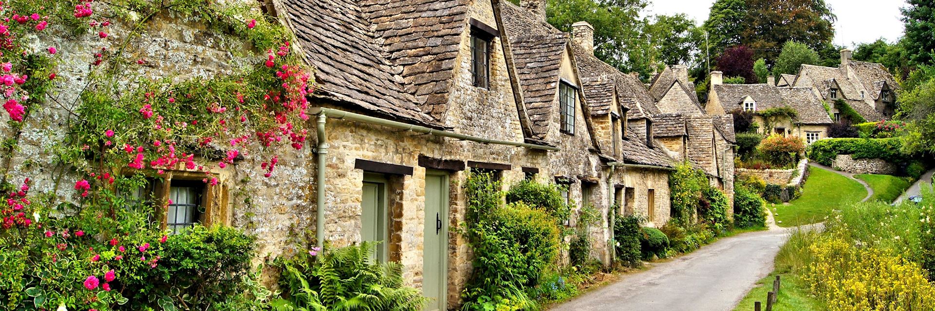 Bibury village in the Cotswolds, England