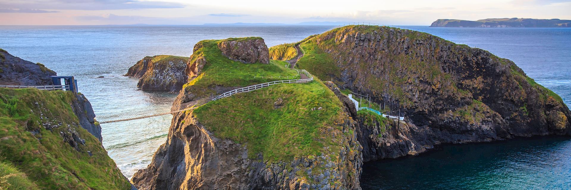 Carrick-a-Rede Rope Bridge, near Ballintoy in County Antrim