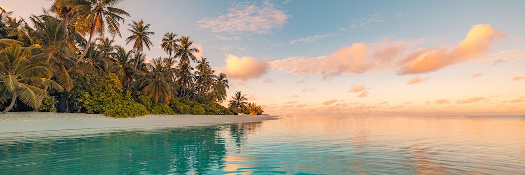 Sunset in the Maldives
