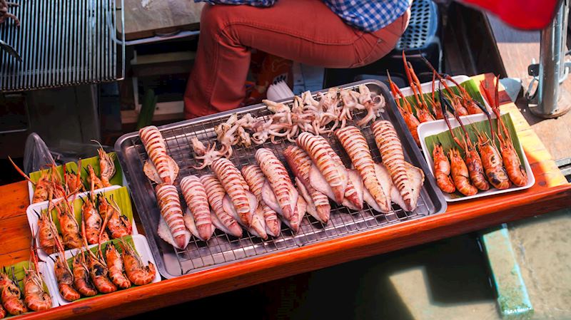 Seychellois market stall