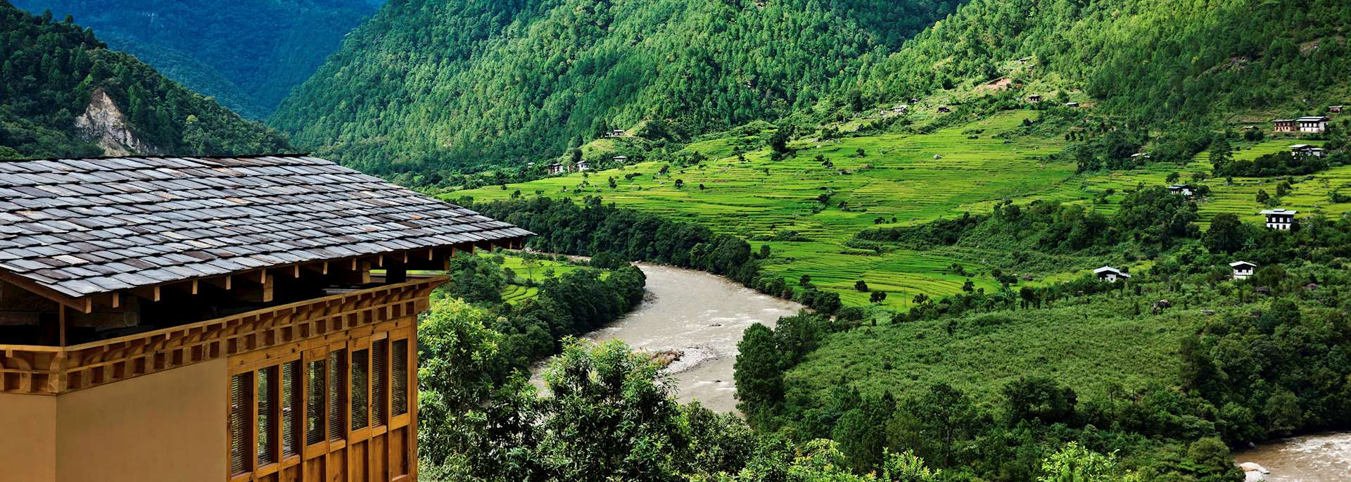 View from COMO Uma Punakha