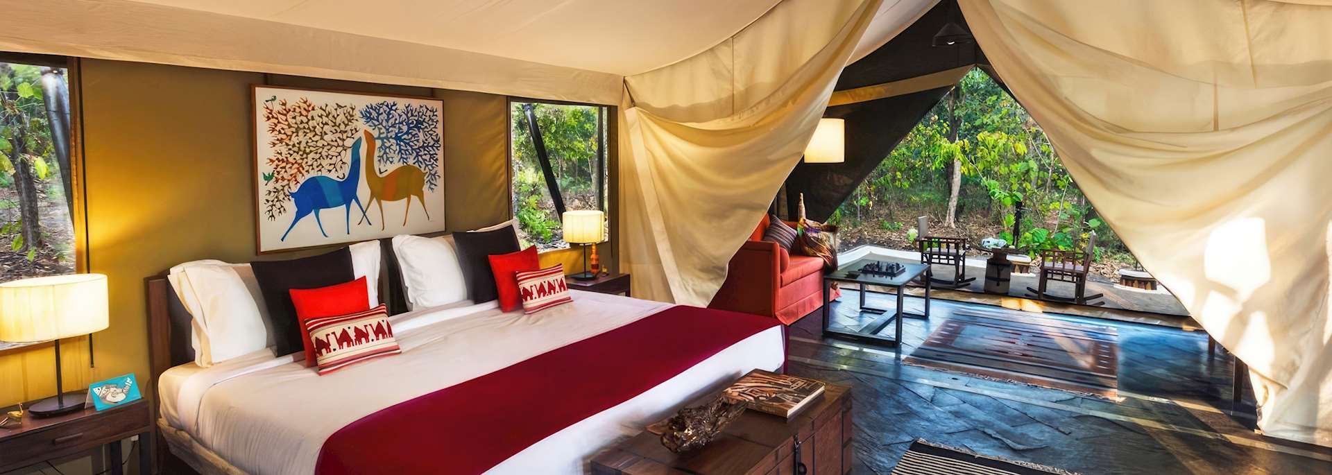 Tent at Reni Pani Jungle Lodge