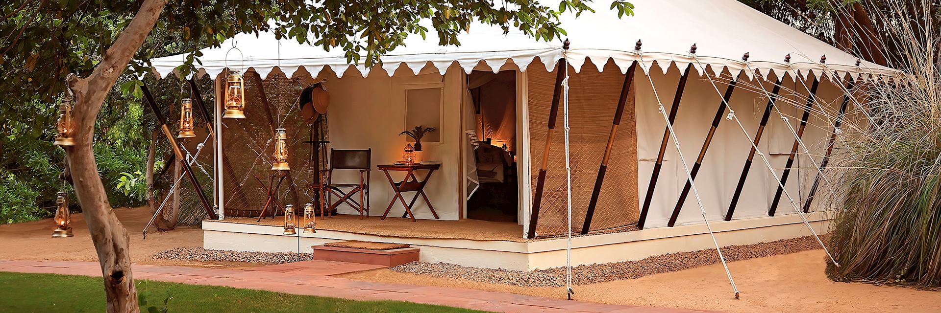 Luxury tent at Sher Bagh